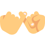 Cartoon icon of pinky promise